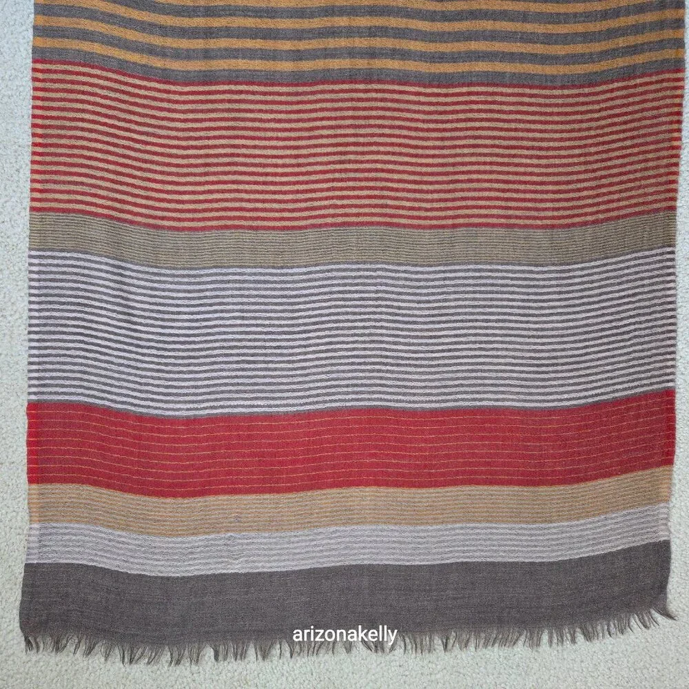 Opal Merino Striped Scarf Australia Fair-Trade Sustainable